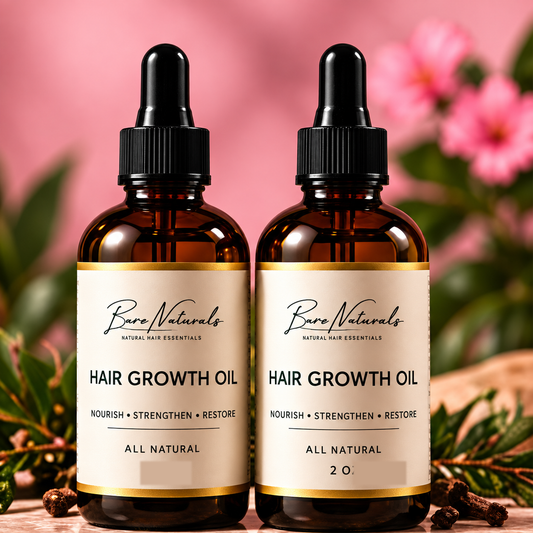 Bare Nutrients Nourishing Hair Growth Oil 2 Count